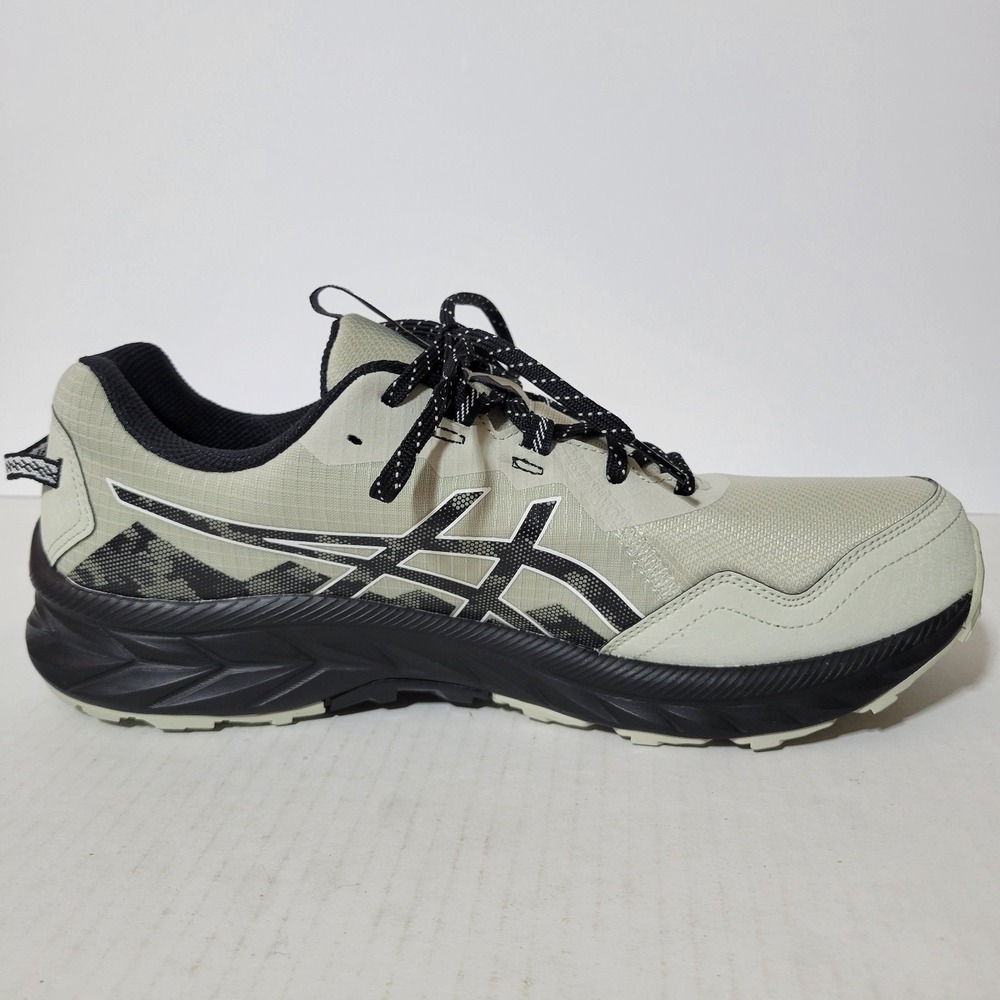 Asics Gel Venture 10 Trail Running Shoes Men's US 13 White Sage & Black - Picture 4 of 8